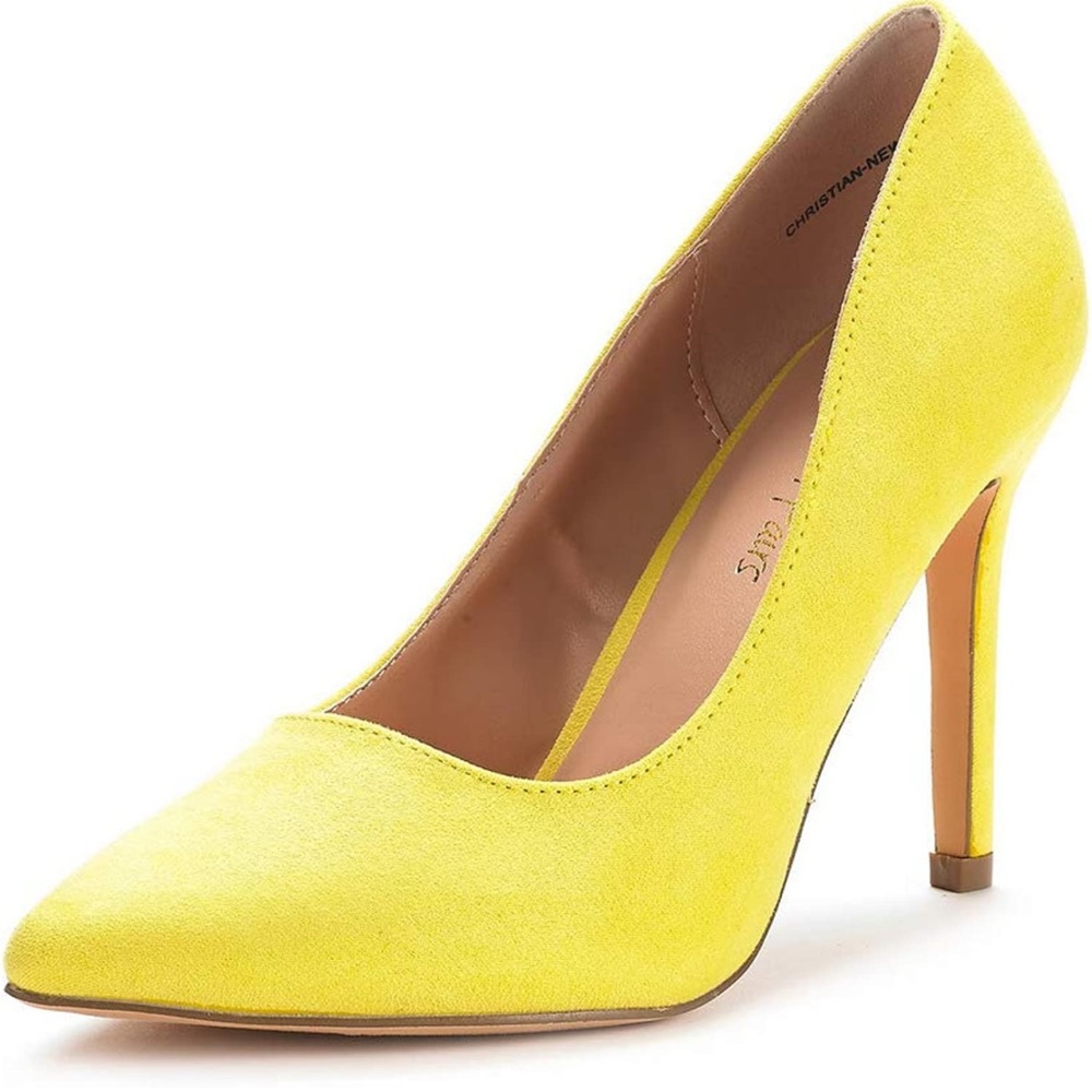 Yellow High Heels